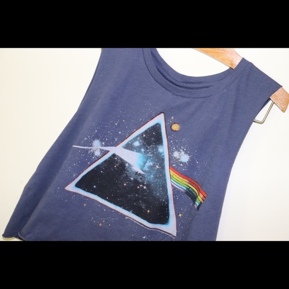 AEO Pink Floyd Crop Top Tank / Tee - Picture 6 of 6